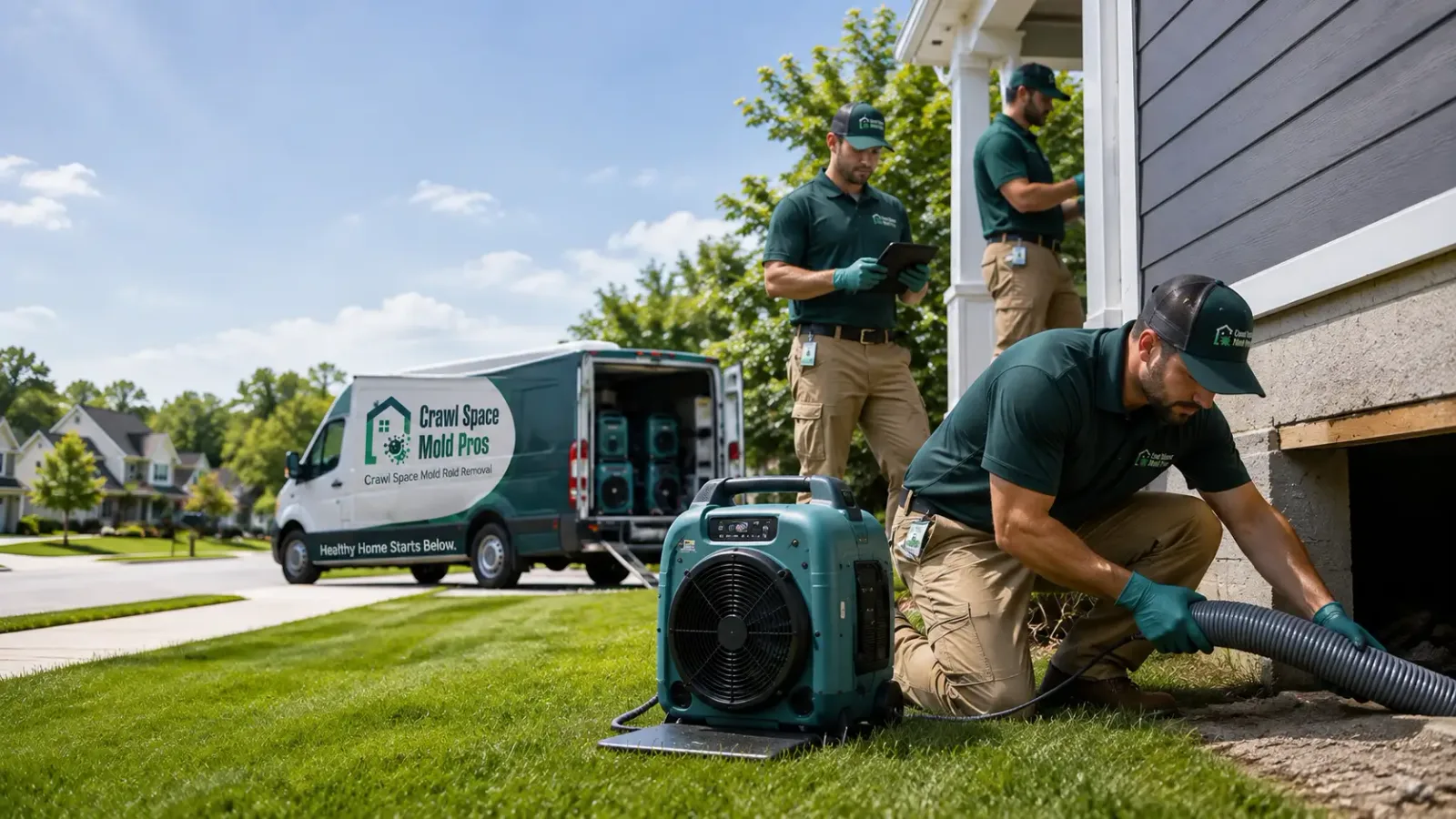Crawl Space Mold Removal in Reesville, OH